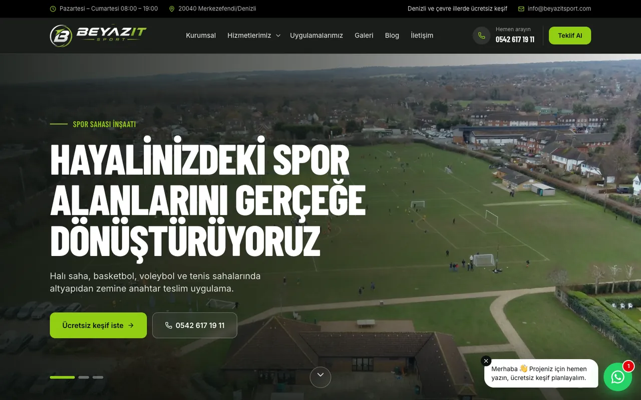 Beyazıt Sport web sitesi, Point Medya Tasarım
