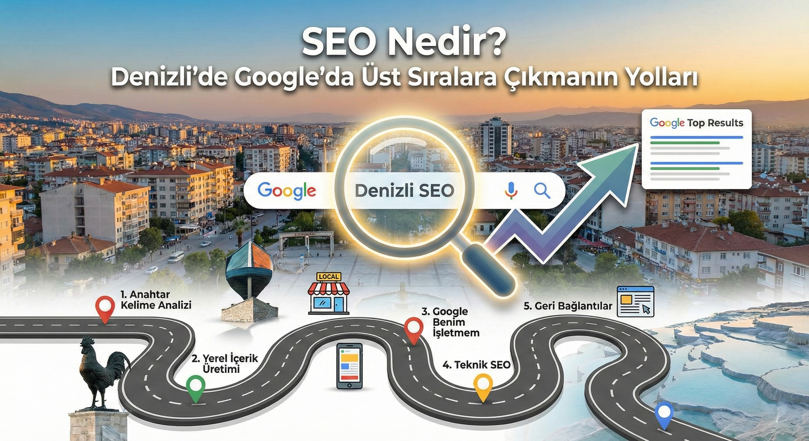 SEO Nedir? Denizli'de Google'da Üst Sıralara Çıkmanın Yolları