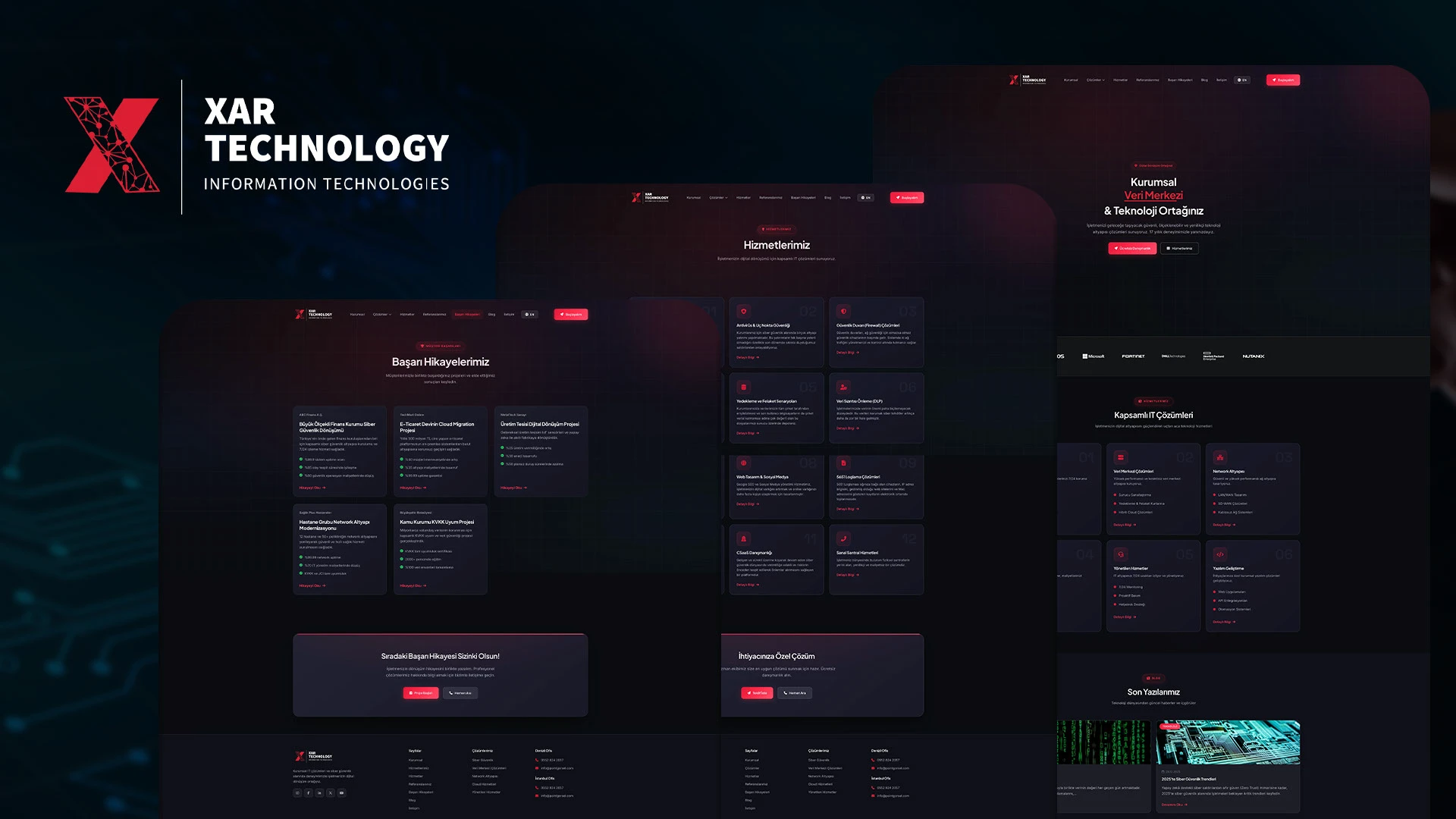XAR Technology Web Tasarımı — Point Medya Tasarım projesi