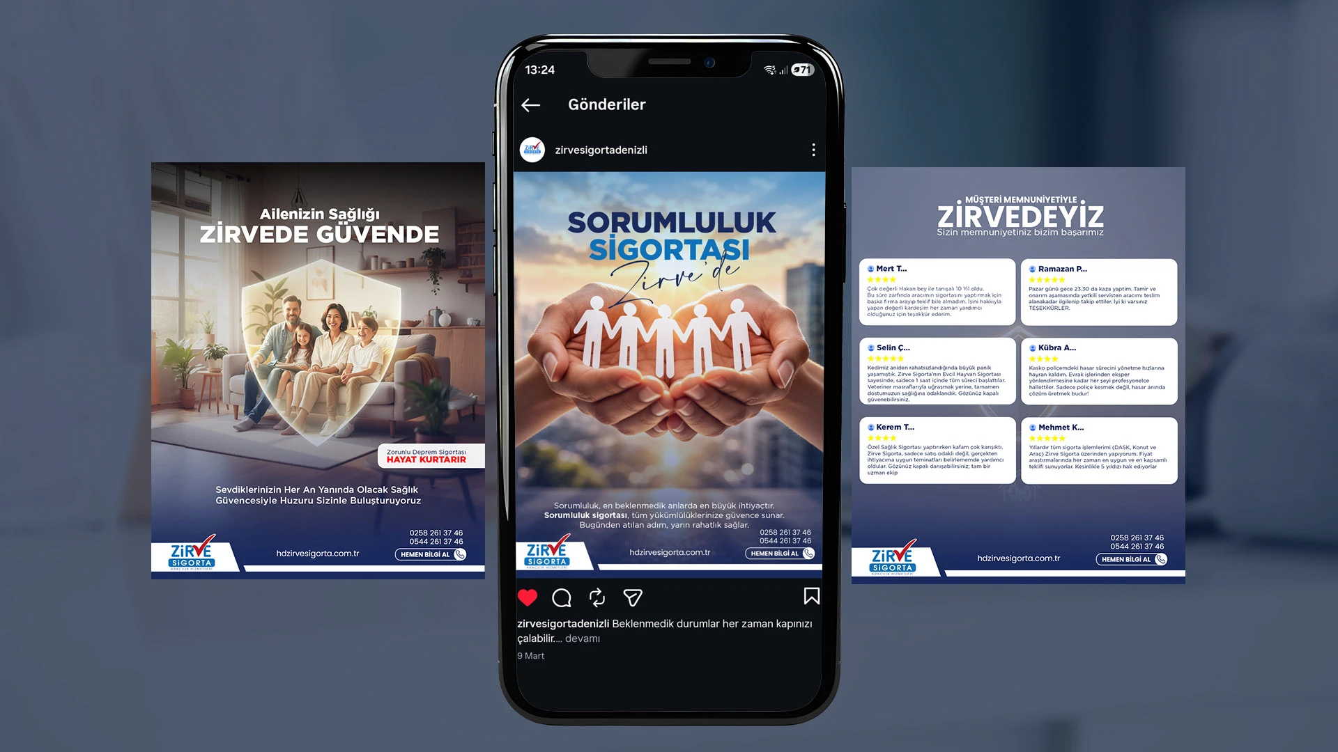 Zirve Sigorta Web Tasarımı — Point Medya Tasarım projesi