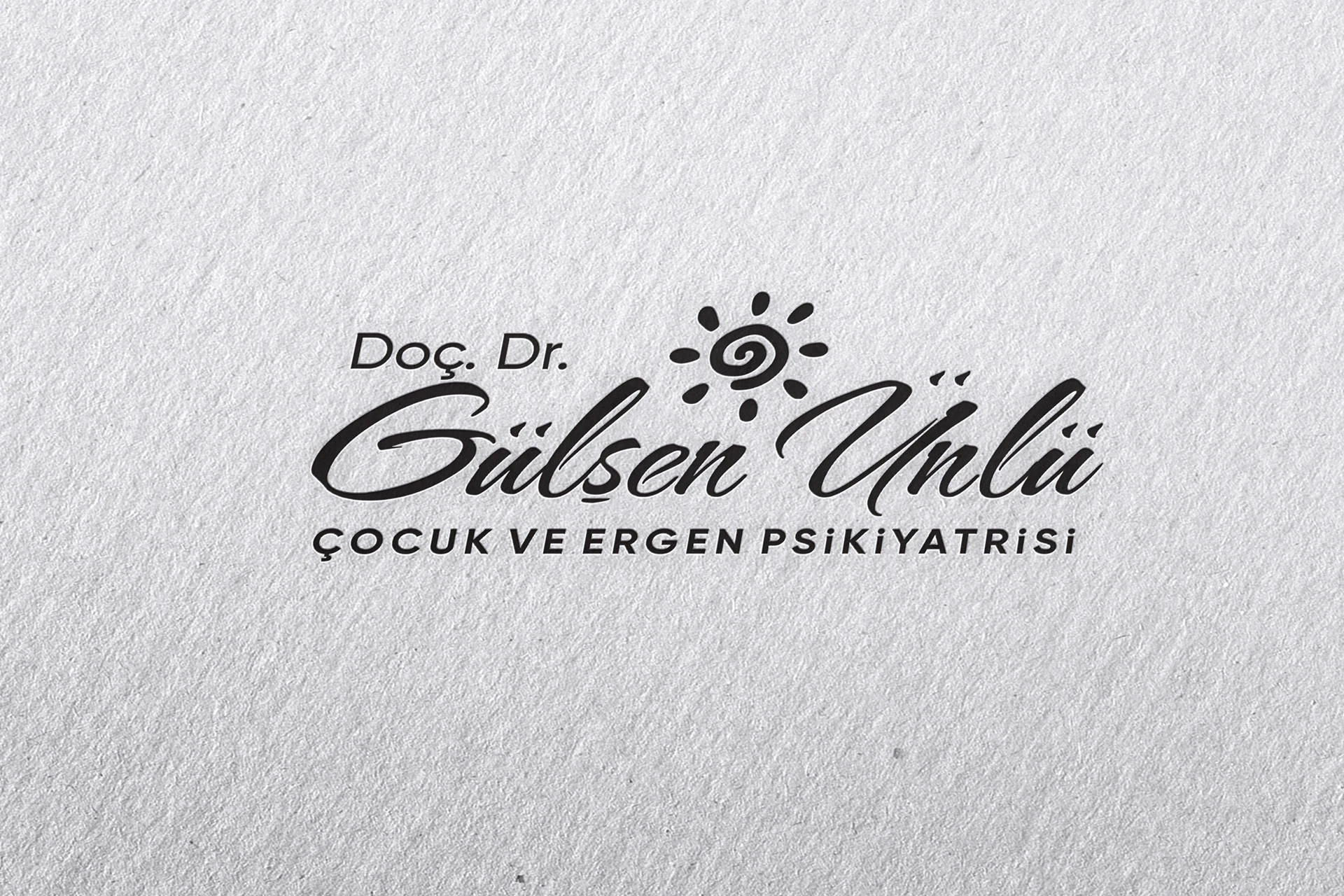 Doç. Dr. Gülşen Ünlü Kurumsal Kimlik Tasarımı — Point Medya Tasarım projesi