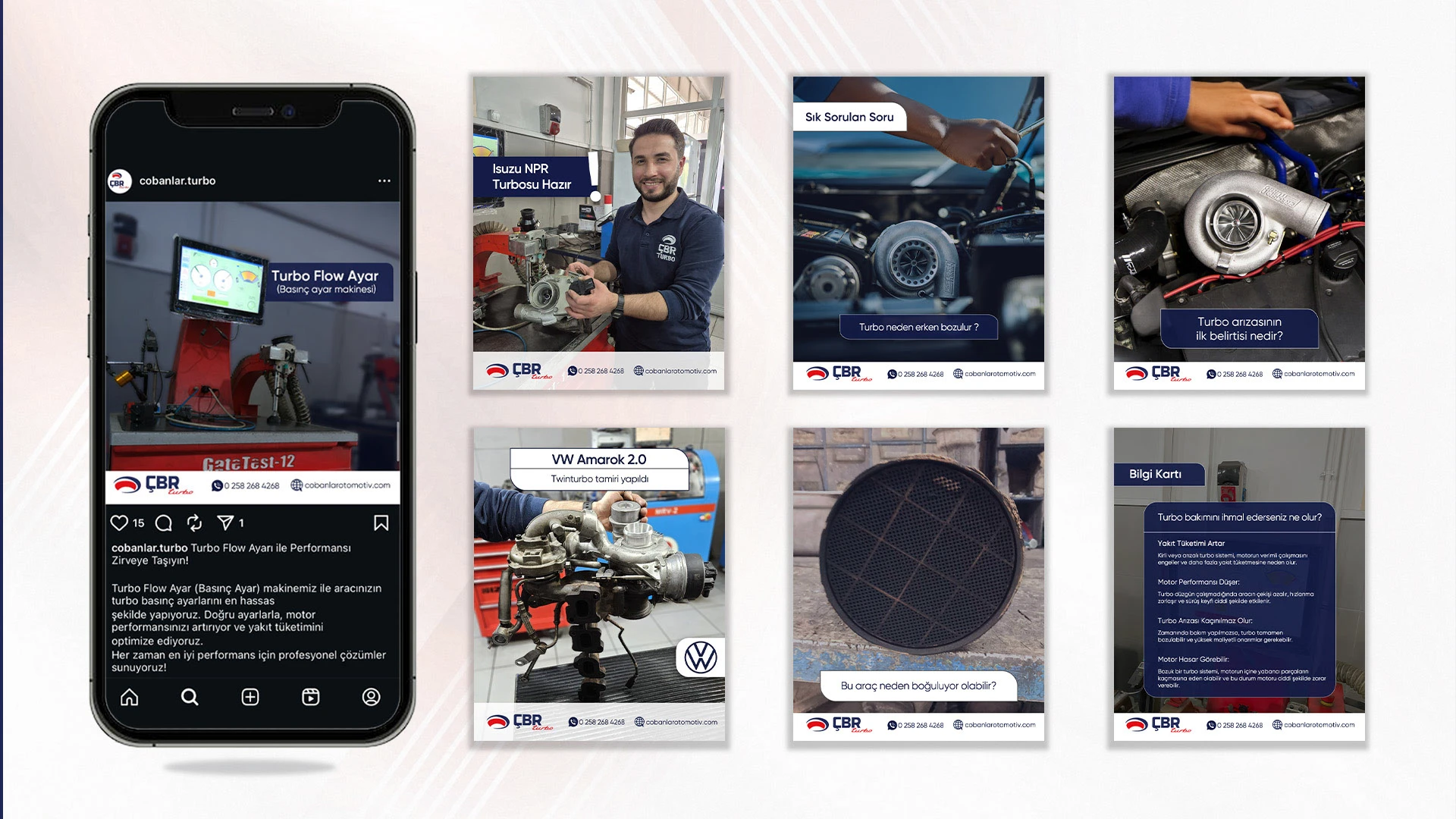 Çobanlar Otomotiv Web Tasarımı — Point Medya Tasarım projesi