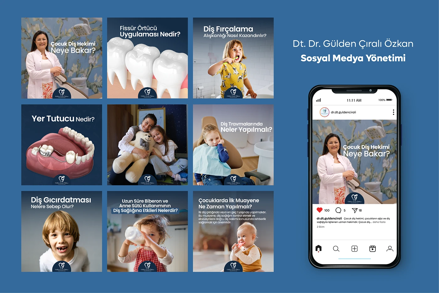 Dt. Dr. Gülden Çıralı Özkan Sosyal Medya Yönetimi