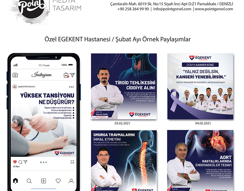 Özel Egekent Hastanesi Sosyal Medya Yönetimi