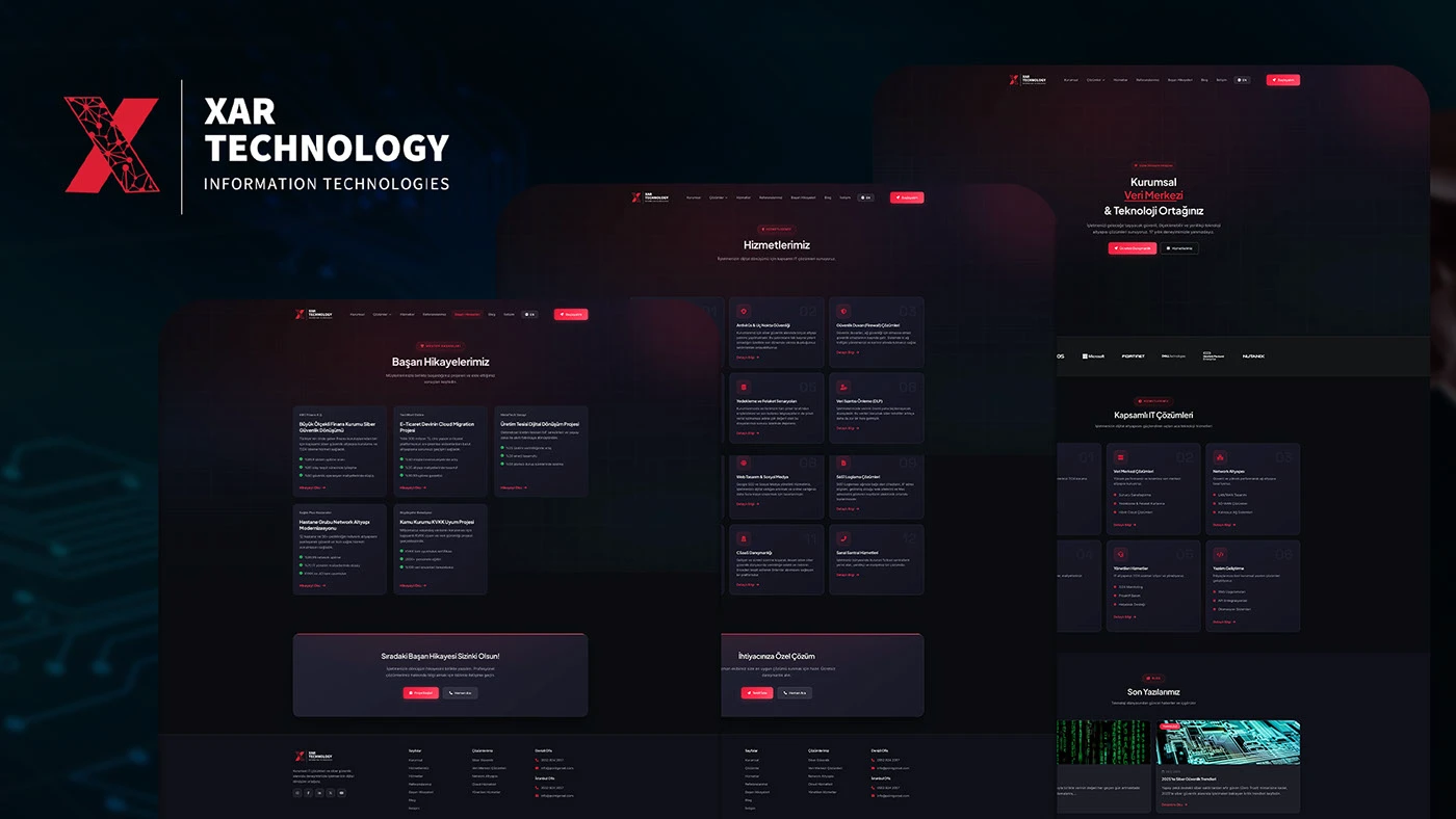 XAR Technology Web Tasarımı